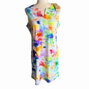 Lightbare Womens UPF 50+ Casual Sundress Sleeveless Tank Dress Medium Athleisure